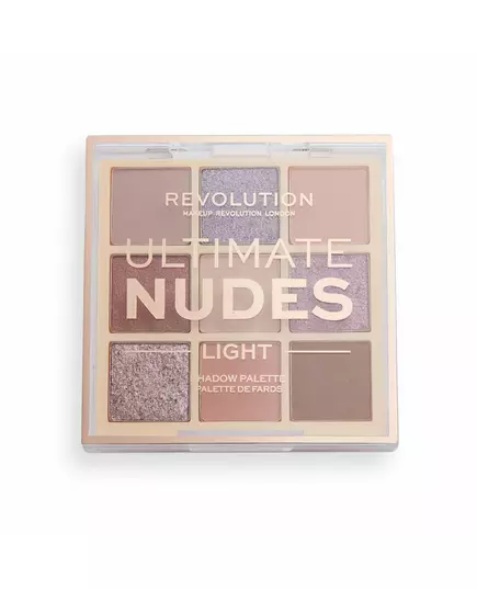 Makeup Revolution Ultimate Nudes Lidschattenpalette Licht 9 Schattierungen, 8,1 g, Bild 4