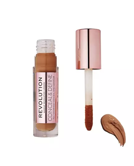 Makeup Revolution Conceal & Define Korrektiv Flüssig-Concealer C 14, 4 g, Bild 4