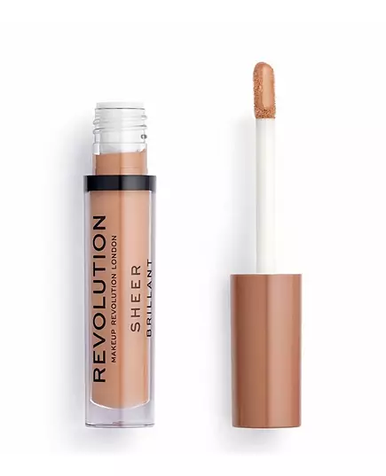 Makeup Revolution Sheer Brillant Végan Gloss à lèvres 119 Agitation, 3,5 ml, image 6