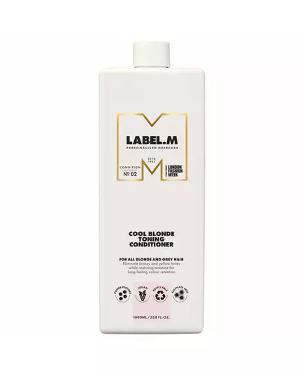 Label.M Cool Blonde Haarspülung Zur Neutralisierung von Gelbtönen, 1000 ml