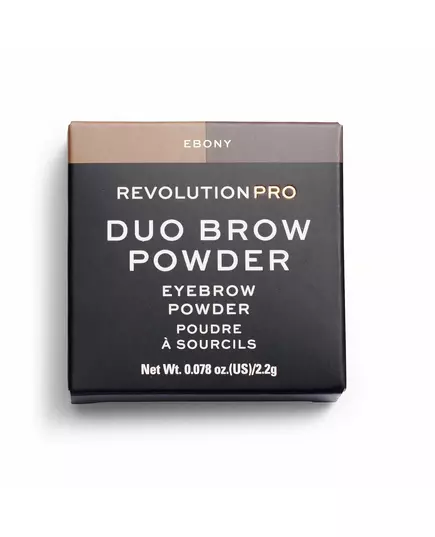 Makeup Revolution REVOLUTION PRO Vegan Augenbrauenpuder Ebenholz, 2,2 g