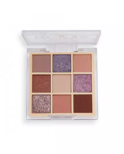 Makeup Revolution Ultimate Nudes Lidschattenpalette Licht 9 Schattierungen, 8,1 g