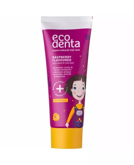 Ecodenta Raspberry Whitening & Tartar Control Zahnpasta, 75 ml
