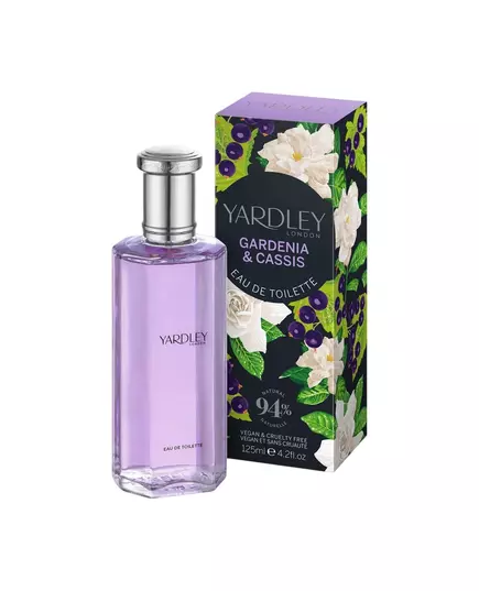 Yardley Gardenia & Cassis Eau de Toilette Pour les femmes, 125 ml