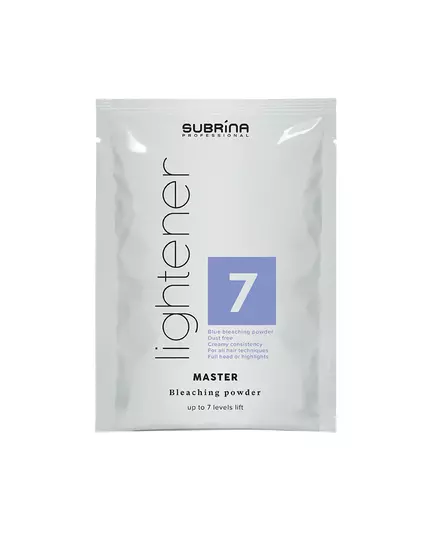 Subrina Professional Lightener Up to 7 Levels of Lift Poudre oxydante pour cheveux, 50 g