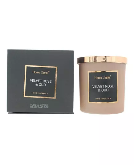 Home Lights Velvet Rose & Oud Duftkerze, 215 g