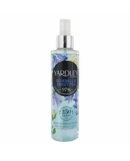 Yardley Bluebell and Sweetpea Spray parfumé Pour les femmes, 200 ml