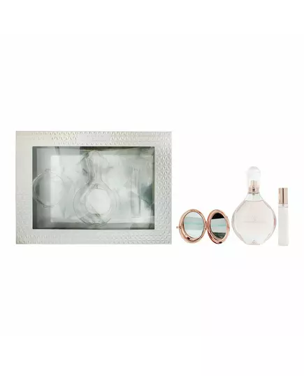 Set Nicole Scherzinger: Chosen Eau De Parfum For Women 100 ml + Chosen Eau De Parfum For Women 15 ml + Compact Mirror Golden, 100 ml