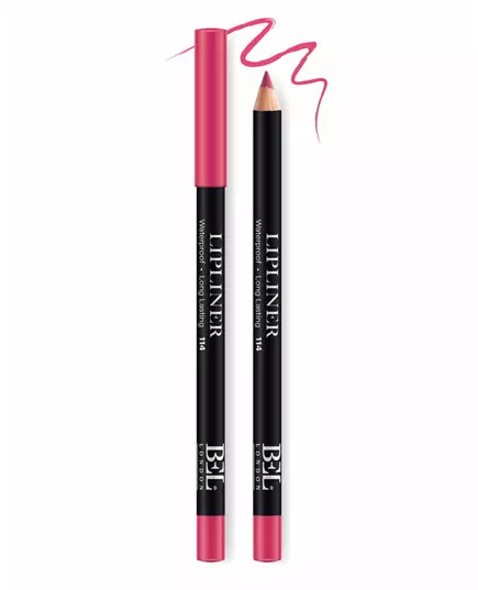 Bel London BEL London Huile végétale hydrogénée Étanche Contour Crayon à lèvres 114, 0,8 g