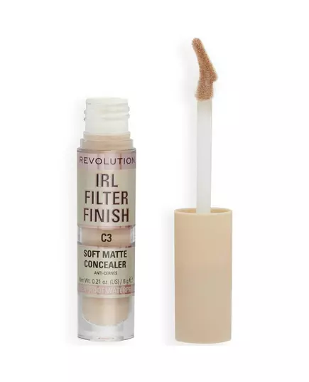 Makeup Revolution IRL Filter Finish Couvrir les taches sombres Bâton correcteur C3, 6 g, image 2