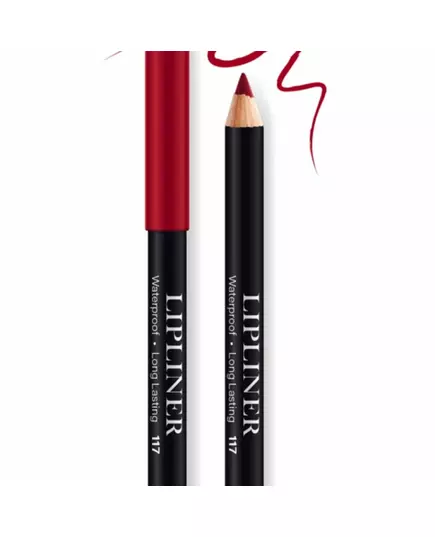 Bel London BEL London Huile végétale hydrogénée Étanche Contour Crayon à lèvres 117, 0,8 g