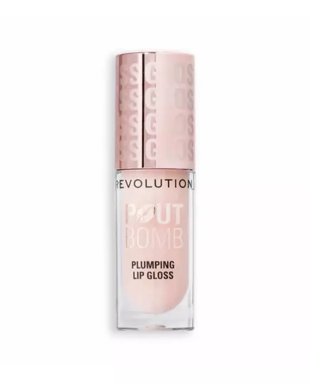 Makeup Revolution Pout Bomb Vegan Auffüllen Lipgloss Milky Sheer Holo, 4,6 ml, Bild 2