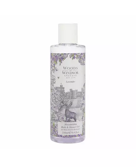 Woods Of Windsor Lavender Hydrate Gel douche Pour tous types de peau, 250 ml