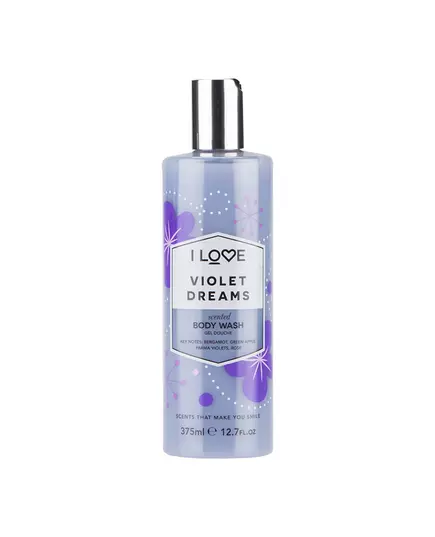 I Love Signature Collection Végan Nettoyage Rêves violets Gel douche, 360 ml