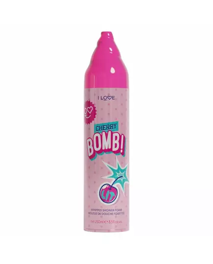I Love Cherry Bomb Végan Mousse de douche, 250 ml