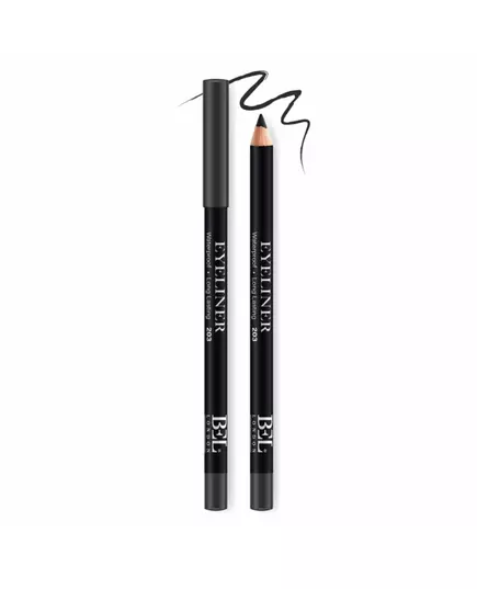 Bel London BEL London Hydriertes Pflanzenöl Wasserdicht Farbe Langlebig Gel-Kajalstift 203 Schwarz, 0,8 g