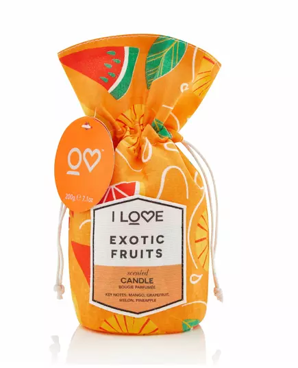 I Love Exotic Fruits Mango Grapefruit Mango Ananas Duftkerze, 160 g