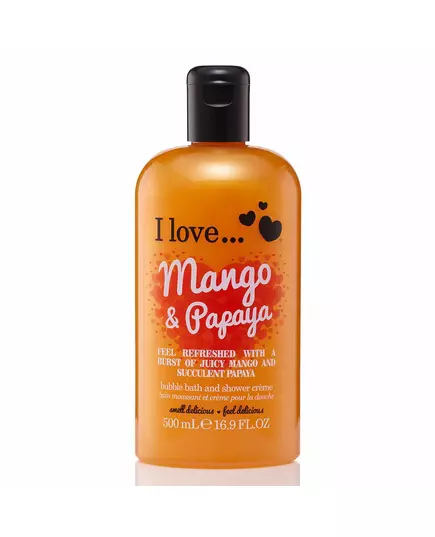 I Love Mango & Papaya Reinigung Duschgel, 500 ml