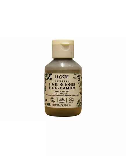 I Love Naturals Collection Végan Citron vert gingembre & cardamome Hydratant Gel douche Pour tous types de peau, 125 ml