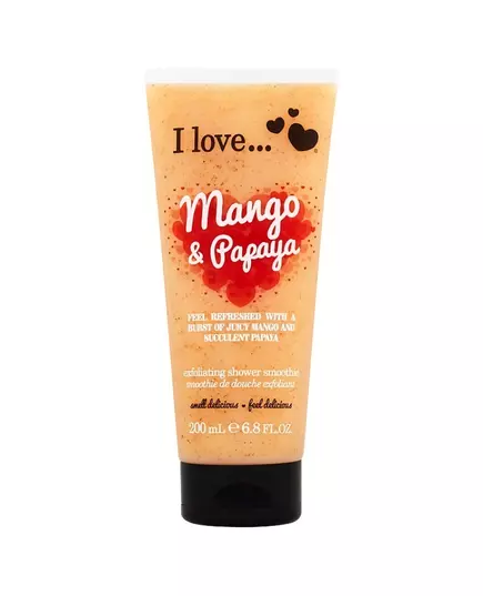 I Love Originals Mangue et papaye Exfoliation Gel douche Pour tous types de peau, 200 ml