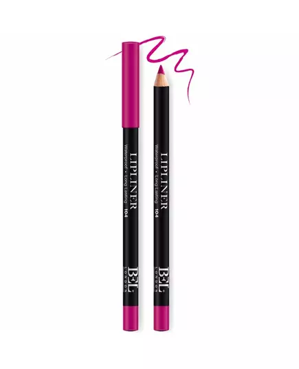 Bel London BEL London Huile végétale hydrogénée Étanche Contour Crayon à lèvres 104 Rose, 0,8 g