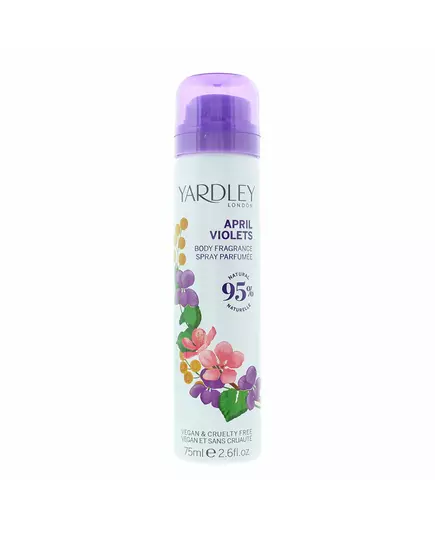 Yardley April Violets Déodorant en spray Pour les femmes, 75 ml