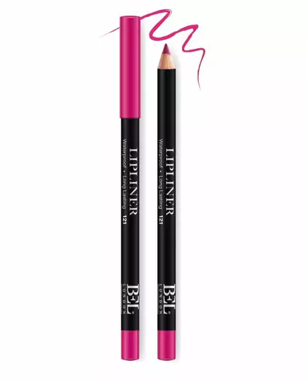 Bel London BEL London Huile végétale hydrogénée Étanche Contour Crayon à lèvres 121 Rose, 0,8 g