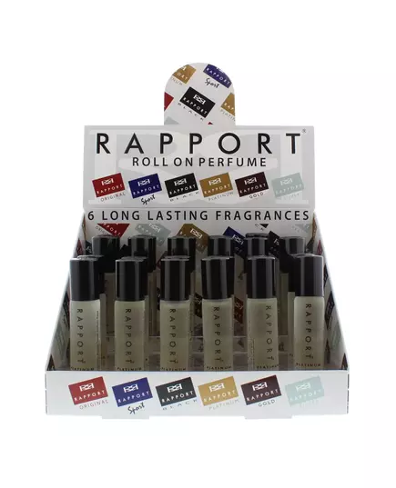 Ensemble Eden Classic Rapport Silver Eau de Parfum Pour hommes, 24 × 10 ml