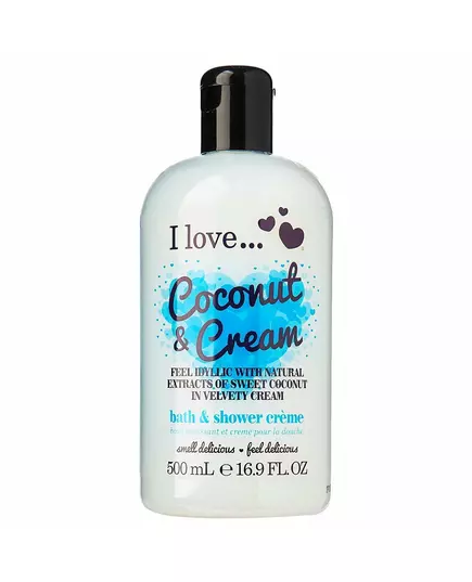 I Love Coconut & Cream Nourrissant Crème de douche, 500 ml