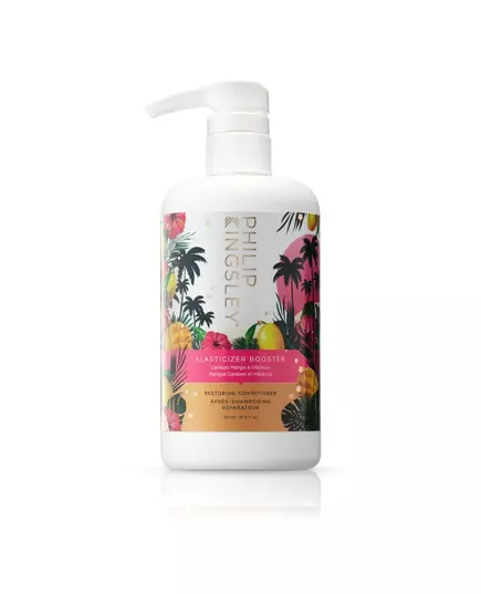 Philip Kingsley Elasticizer Booster Mangue & Hibiscus Après-shampooing Restaurateur, 500 ml