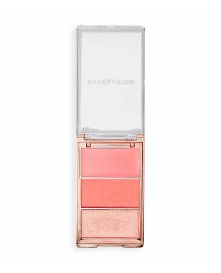 Rouge- und Highlighter-Palette Makeup Revolution Icon Blush Authentic Peach, 11,5 g