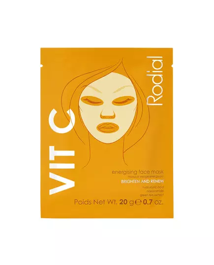 Rodial Vit C Énergisant Masque facial Pour le visage, 20 g
