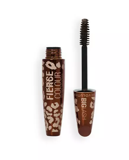 Wimperntusche Makeup Revolution Big Lash Fierce Volume Brown, 9 g