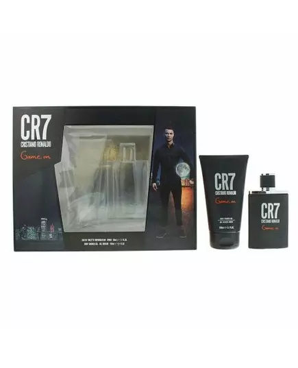 Set Cristiano Ronaldo: CR7 Game On Eau De Toilette For Men 50 ml + CR7 Game On Shower Gel Body, 50 ml