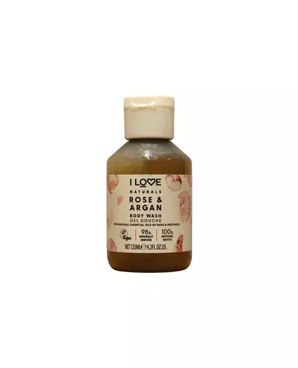 I Love Naturals Collection Végan Rose & Argan Hydratant Gel douche Pour tous types de peau, 125 ml