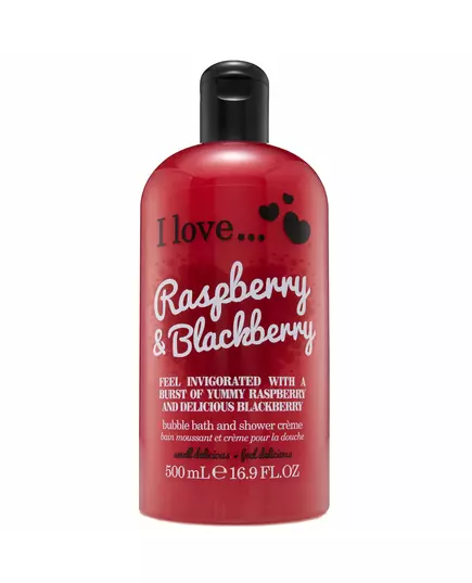 I Love Raspberry & Blackberry Gel douche, 500 ml
