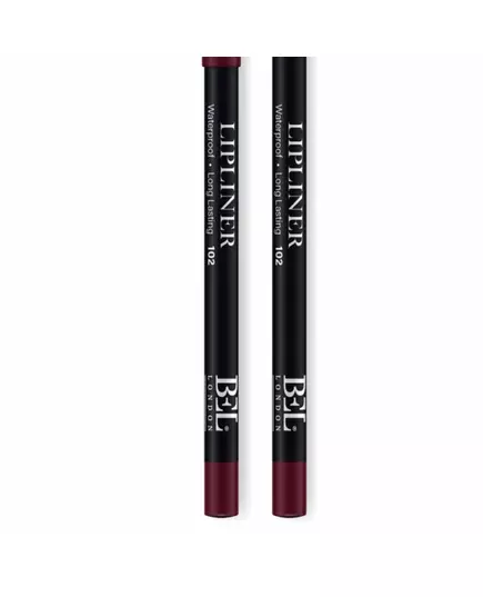 Bel London BEL London Huile végétale hydrogénée Étanche Contour Crayon à lèvres 102, 0,8 g