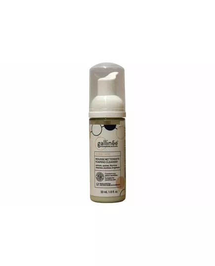 Gallinee Microbiome Skincare Präbiotika und Postbiotika Reinigung Reinigungsschaum, 50 ml