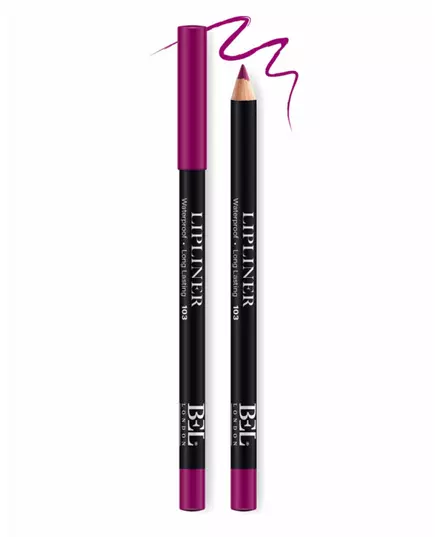 Bel London BEL London Huile végétale hydrogénée Étanche Contour Crayon à lèvres 103, 0,8 g