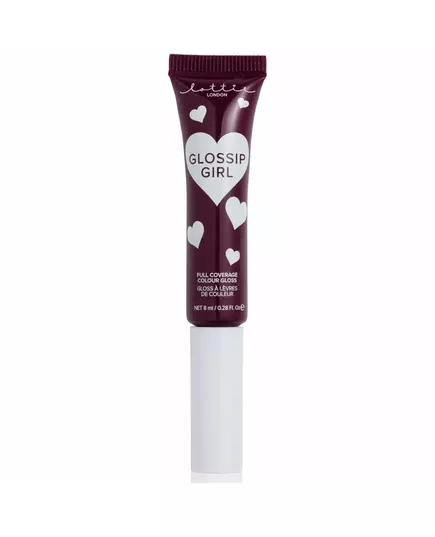 Lottie London Gossip Girl Non-collant Gloss à lèvres Hype, 8 ml