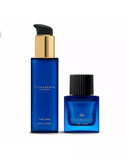 Set Thameen London: The Cora Extrait De Parfum Unisex 50 ml + The Cora Body Lotion Body, 50 ml