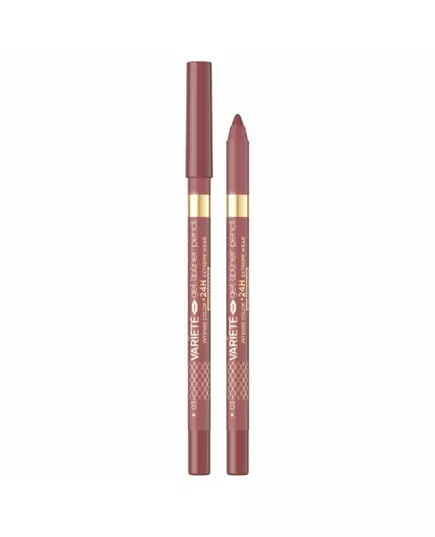 Eveline Cosmetics Variete Étanche Gel Crayon à lèvres 03 Rose poussiéreuse, 1,3 g
