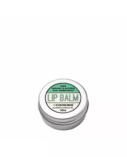 Ecooking Ecooking Huile d'argan biologique Hydratant Baume à lèvres Menthe, 15 ml