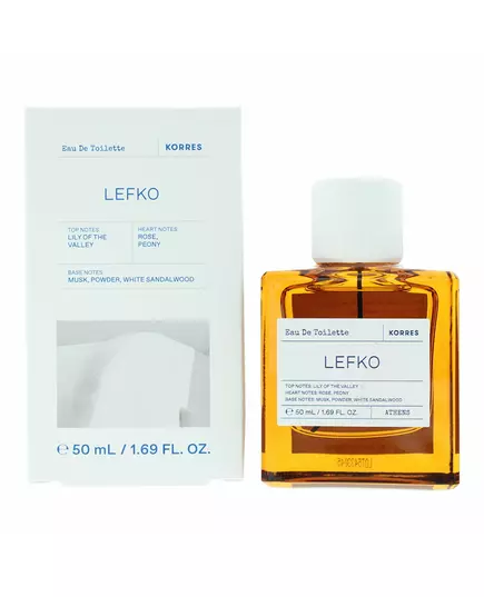 Eau de Cologne unisexe Korres Lefko, 50 ml, image 2