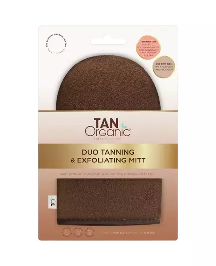 TanOrganic Duo Tanning & Exfoliating Sonnenhandschuhe Braun
