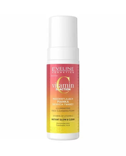 Eveline Cosmetics Vitamin C 3x Action Erleuchtend Reinigungsschaum, 150 ml