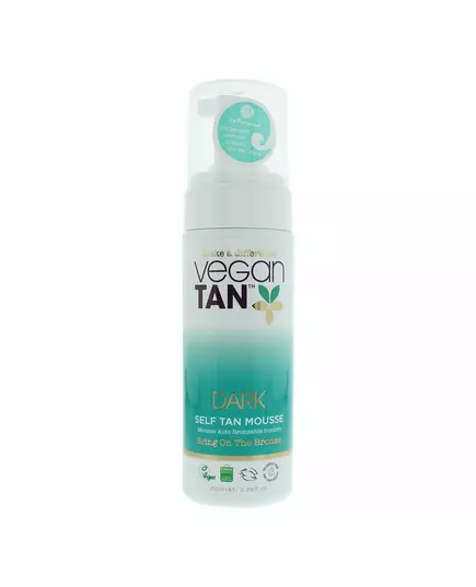 Vegan Tan Dark Tan Vegan Bronzieren Selbstbräunungsschaum, 150 ml