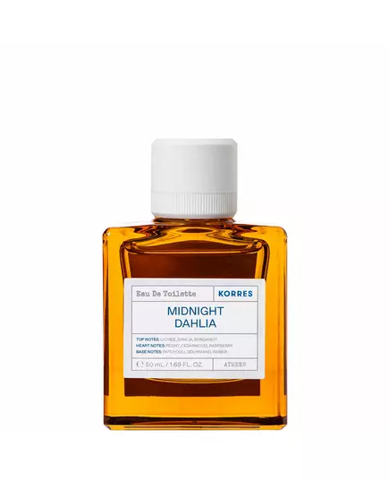 Korres Midnight Dahlia Eau de Toilette Unisexe, 50 ml