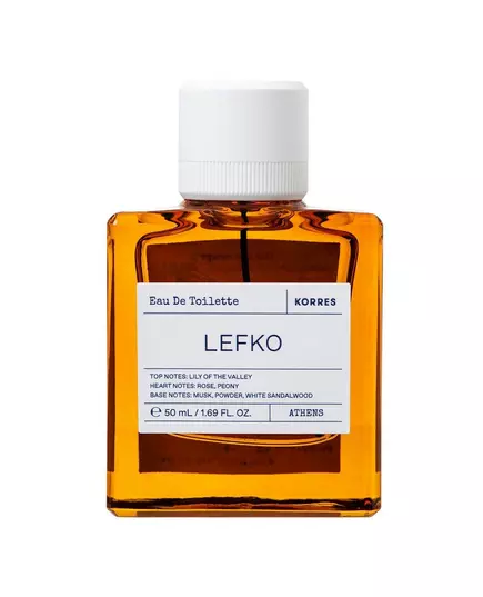 Eau de Cologne unisexe Korres Lefko, 50 ml
