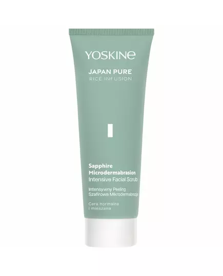 Yoskine Japan Pure Saphir-Mikrodermabrasion Peeling Reinigungspeeling Gesicht, 75 ml